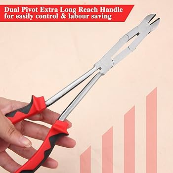 LEONTOOL Long Reach XL Dual Pivot Wire Cutting Pliers Double